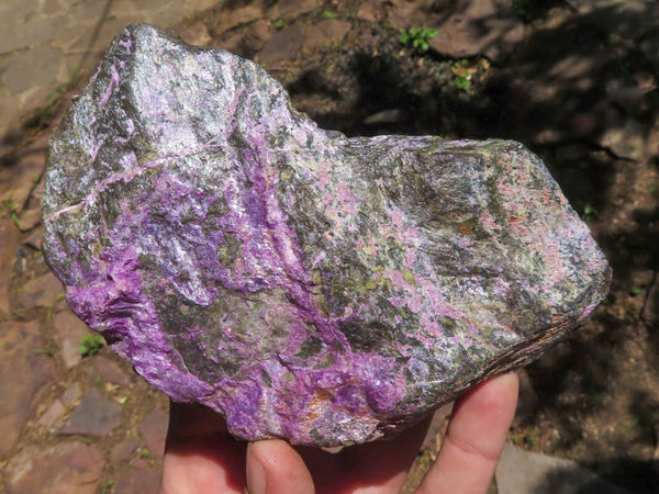 Natural Rough Stichtite & Serpentine Cobbed Specimens  x 4 From Barberton, South Africa - TopRock