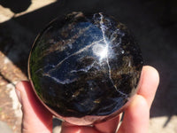 Polished Rare Iolite Spheres x 2 From Ambatofinandrahana, Madagascar