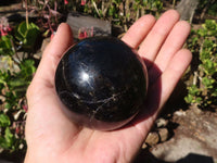 Polished Rare Iolite Spheres x 2 From Ambatofinandrahana, Madagascar