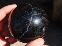 Polished Rare Iolite Spheres x 2 From Ambatofinandrahana, Madagascar