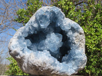 Natural Blue Celestite Geode Specimen x 1 From Sakoany, Madagascar