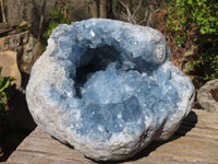 Natural Blue Celestite Geode Specimen x 1 From Sakoany, Madagascar