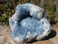 Natural Blue Celestite Geode Specimen x 1 From Sakoany, Madagascar