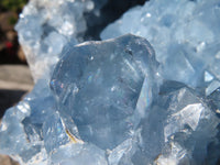 Natural Blue Celestite Geode Specimen x 1 From Sakoany, Madagascar