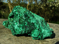 Natural Silky Malachite Specimens x 2 From Kasompe, Congo - TopRock