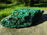 Natural Silky Malachite Specimens x 2 From Kasompe, Congo - TopRock