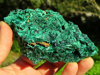 Natural Silky Malachite Specimens x 2 From Kasompe, Congo - TopRock