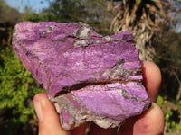 Natural Metallic Purpurite Cobbed Specimens  x 12 From Erongo, Namibia - Toprock Gemstones and Minerals 