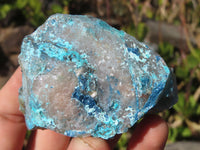 Natural Rough Shattuckite Cobbed Specimens x 12 From Namibia