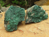 Natural Crystalline Malachite Specimens  x 6 From Tenke Fungurume, Congo - TopRock