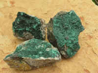 Natural Crystalline Malachite Specimens  x 6 From Tenke Fungurume, Congo - TopRock