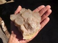 Natural Cascading Smokey Quartz Clusters x 2 From Luena, Congo