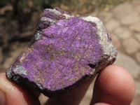 Natural Rough Purpurite Cobbed Specimens  x 12 From Namibia - TopRock