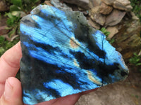 Polished One Side Polished Labradorite Slabs  x 6 From Madagascar - TopRock