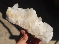 Natural White Phantom Quartz Specimens  x 2 From Madagascar