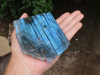 Polished One Side Polished Labradorite Slabs  x 6 From Madagascar - TopRock