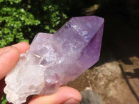 Natural Single Jacaranda Amethyst Crystals  x 12 From Mumbwa, Zambia - Toprock Gemstones and Minerals 