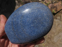 Polished Blue Lazulite Standing Free Forms  x 2 From Madagascar - TopRock