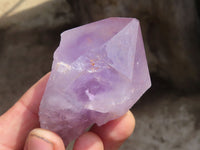 Natural Single Jacaranda Amethyst Crystals  x 12 From Mumbwa, Zambia - Toprock Gemstones and Minerals 