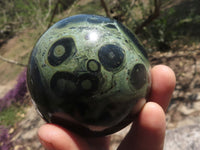 Polished Stromatolite / Kambamba Jasper Spheres  x 2 From Katsepy, Madagascar - TopRock