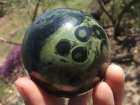 Polished Stromatolite / Kambamba Jasper Spheres  x 2 From Katsepy, Madagascar - TopRock