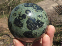 Polished Stromatolite / Kambamba Jasper Spheres  x 2 From Katsepy, Madagascar - TopRock