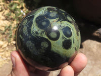 Polished Stromatolite / Kambamba Jasper Spheres  x 2 From Katsepy, Madagascar - TopRock