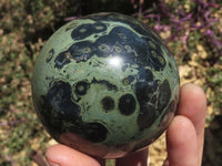 Polished Stromatolite / Kambamba Jasper Spheres  x 2 From Katsepy, Madagascar - TopRock