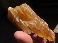 Natural Honey Aragonite Etched & Cobbed Pieces  x 12 From Namibia