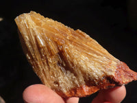 Natural Honey Aragonite Etched & Cobbed Pieces  x 12 From Namibia