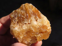 Natural Honey Aragonite Etched & Cobbed Pieces  x 12 From Namibia