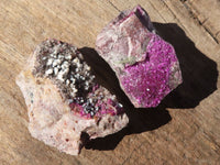 Natural Pink Salrose Cobaltion Dolomite Specimens x 6 From Kakanda, Congo