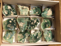 Polished One Side Polished Emerald Mtorolite Plates  x 12 From Mutorashanga, Zimbabwe