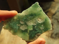 Polished One Side Polished Emerald Mtorolite Plates  x 12 From Mutorashanga, Zimbabwe