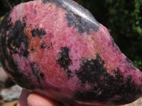 Polished One Side Polished Rhodonite Free Forms  x 4 From Madagascar - TopRock