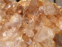 Natural Large Golden Limonite / Lemonite Quartz Clusters x 2 From Zambia - Toprock Gemstones and Minerals 