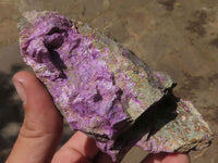 Polished Rough Purple Stichtite / Atlantisite Specimens  x 4 From Barberton, South Africa - TopRock