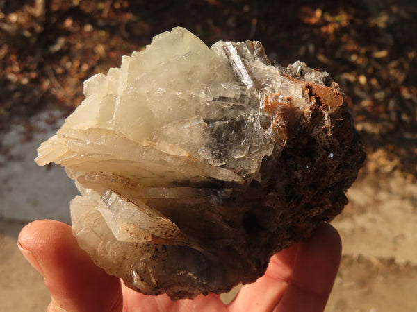 Natural Rare Bladed Baryte Specimens  x 3 From Congo