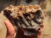 Natural Rare Bladed Baryte Specimens x 3 From Congo