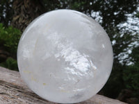 Polished Clear Quartz Crystal Balls  x 2 From Madagascar - TopRock