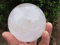 Polished Clear Quartz Crystal Balls  x 2 From Madagascar - TopRock