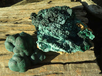 Natural Botryoidal Malachite Specimens  x 2 From Congo