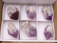 Polished Gorgeous Amethyst Crystals  x 6 From Mumbwa, Zambia - TopRock