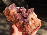 Natural Sugar Amethyst Clusters  x 2 From Zambia