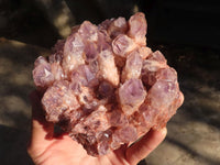 Natural Sugar Amethyst Clusters  x 2 From Zambia