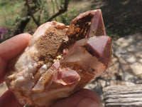 Natural Red Hematoid Phantom Quartz Clusters  x 6 From Karoi, Zimbabwe - TopRock