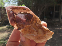 Natural Red Hematoid Phantom Quartz Clusters  x 6 From Karoi, Zimbabwe - TopRock