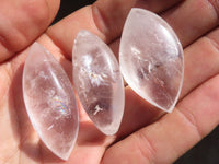 Polished Clear Rock Crystal Angel Tears  x 24 From Madagascar - Toprock Gemstones and Minerals 