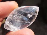 Polished Clear Rock Crystal Angel Tears  x 24 From Madagascar - Toprock Gemstones and Minerals 