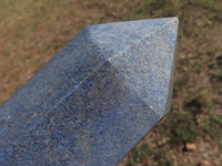 Polished Blue Lazulite Points  x 2 From Madagascar - TopRock